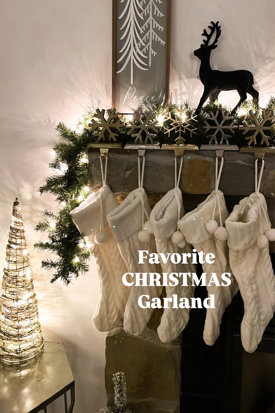 Christmas garland Christmas decor prelit garland 

#LTKHoliday #LTKHome