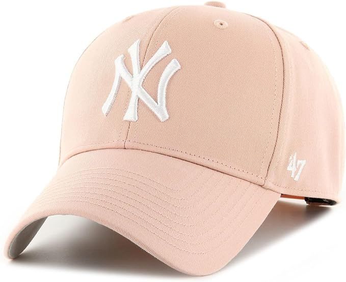 '47 Brand Adjustable Cap - BASIC New York Yankees dusty mauve | Amazon (US)