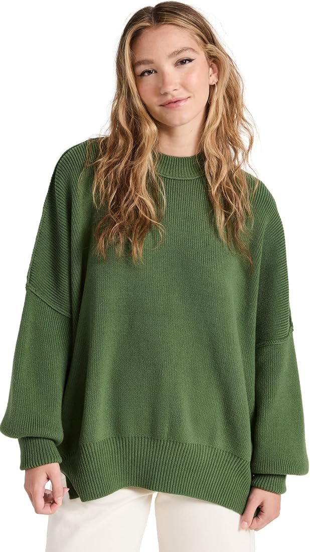 Free People Women's Easy Street Tunic, Painted White, L at Amazon Women’s Clothing store | Amazon (US)