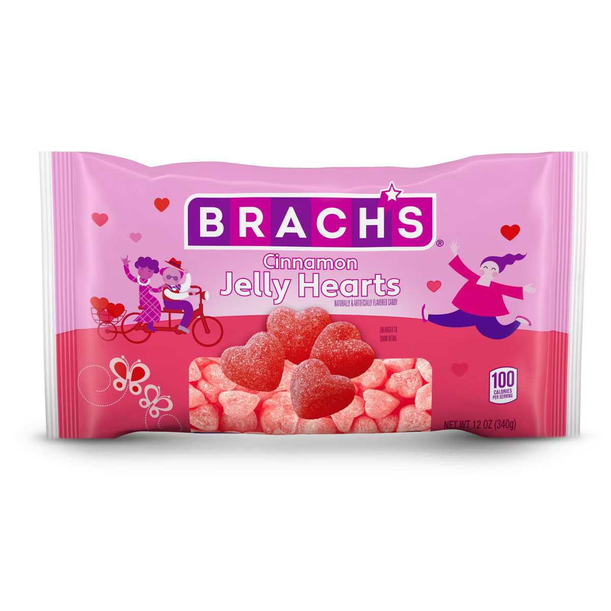 Brach's Valentine's Cinnamon Jelly Hearts - 12oz | Target
