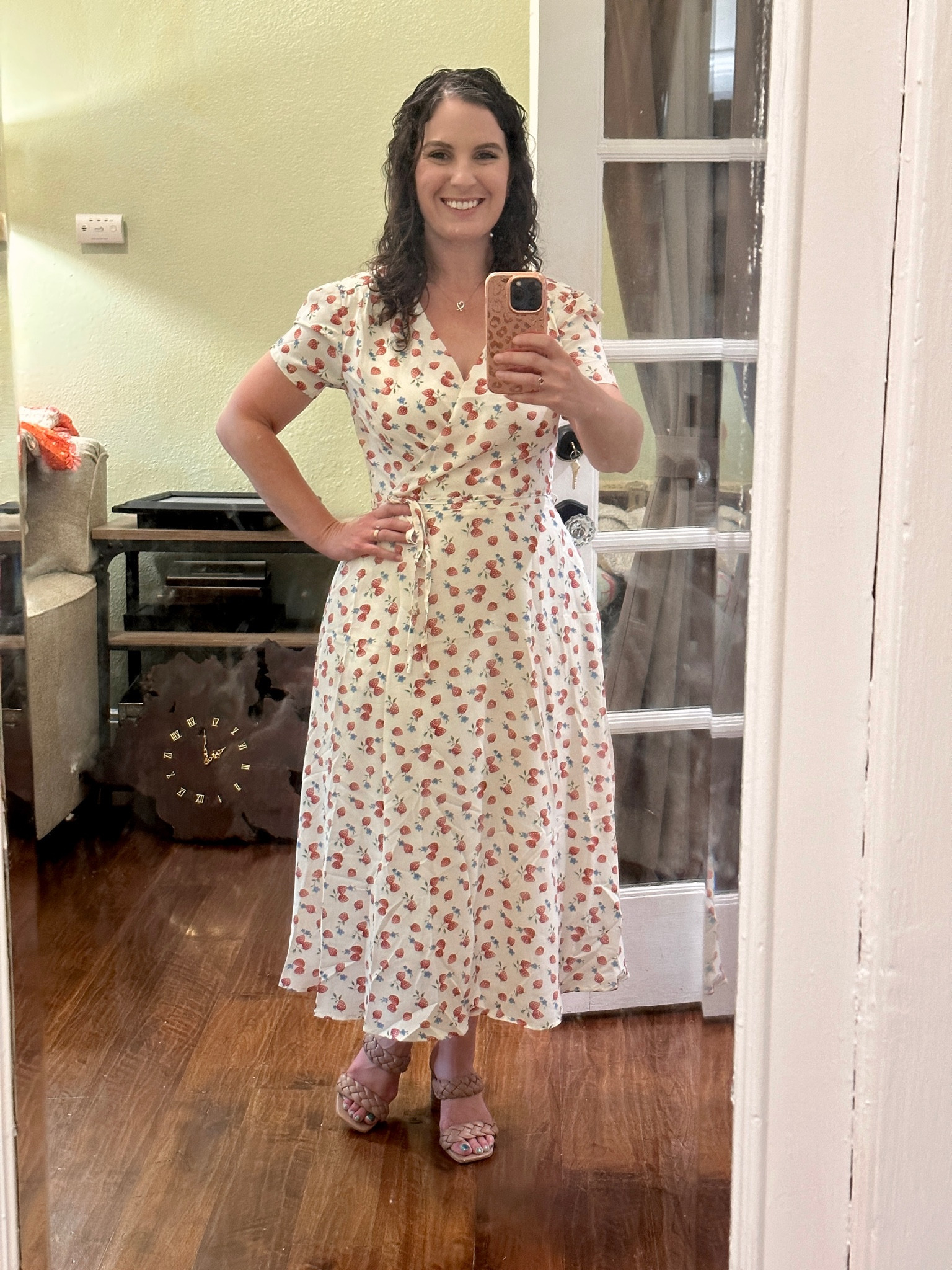 Strawberry print faux wrap dress from Ivy City Co.

#LTKshoecrush #LTKunder100 #LTKstyletip
