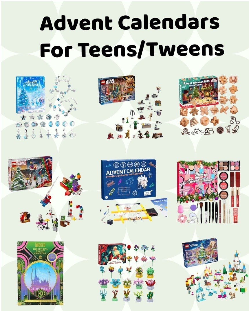 As my kids become teens they still love an Advent Calendar. And it makes me so happy we can still enjoy it together. Here are some favorites that I’ve seen and a few I’ve stashed away to surprise my kids with this year 🥰

#adventcalendarteen 

#LTKSeasonal #LTKHoliday #LTKGiftGuide