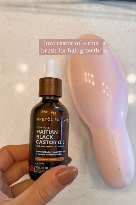 castor oil + hair brush for hair growth 

#LTKunder50 #LTKGiftGuide #LTKbeauty