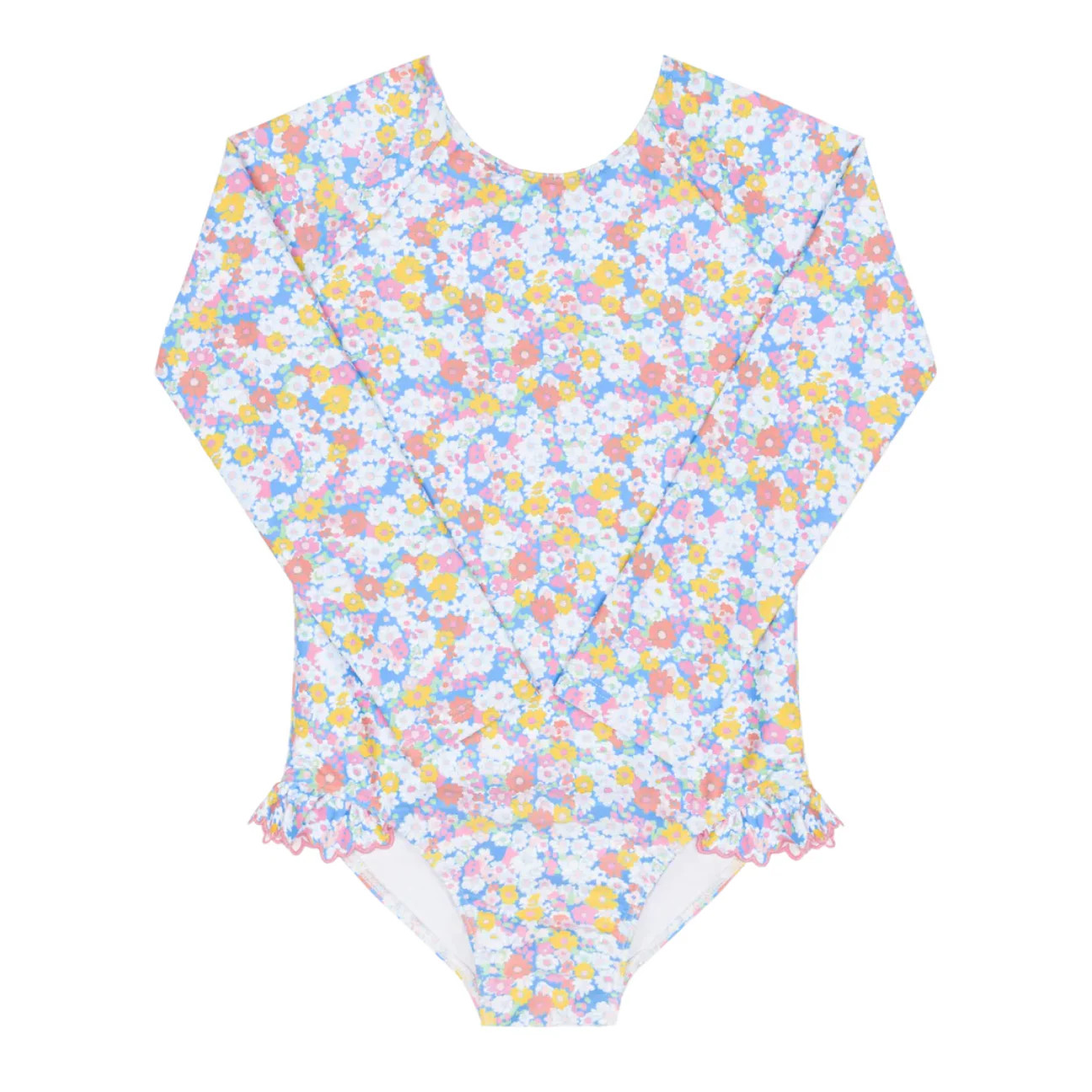 girls jasmine blossom rashguard one piece | Minnow