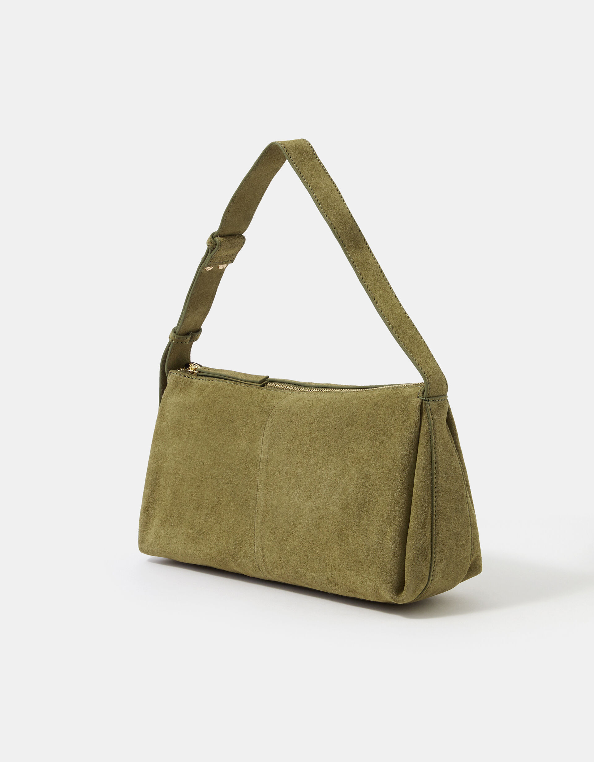 Suede Shoulder Bag Green | Accessorize (Global)