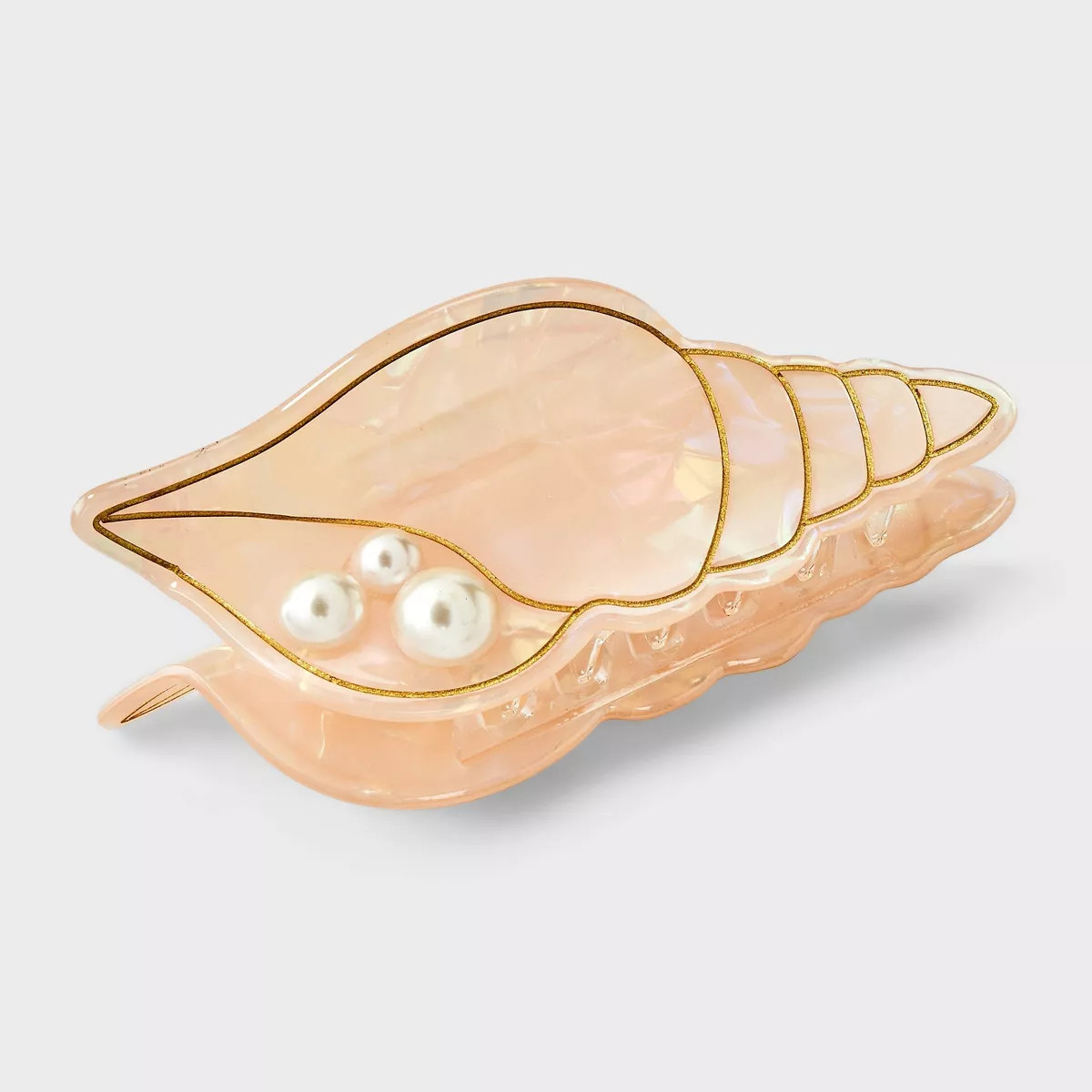 Seashell Shaped Claw Hair Clip - Wild Fable™ Pink | Target
