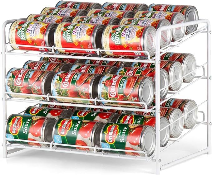 Auledio Stackable Can Rack Organizer For Kitchen Cabinet, Pantry Organization And Storage Dispens... | Amazon (US)