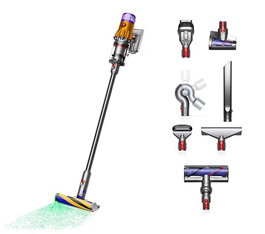 Dyson V12 Detect Slim Total Clean Cordfree Vacuum with 6 Tools - QVC.com | QVC