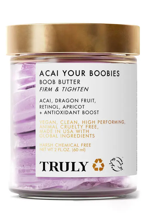 TRULY BEAUTY Acai Your Boobies Boob Butter at Nordstrom, Size 2 Oz | Nordstrom