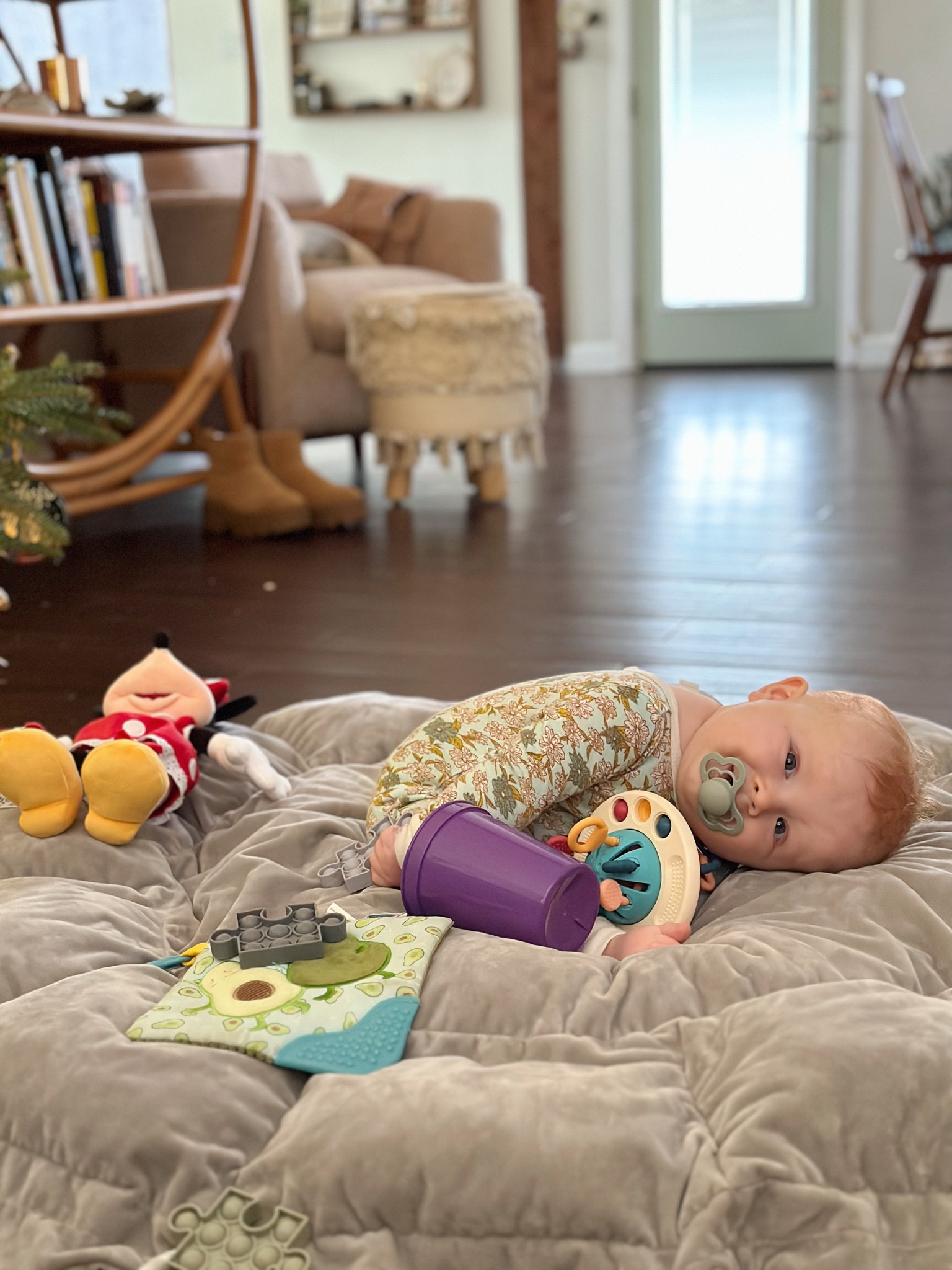 The perfect little gift that keeps on giving! This was the playmat we registered for with Abie & I had no idea we’d be using it every single day. Comes with the attachments for when they’re laying & playing, and it’s still the perfect (thick) mat for her now that she’s sitting up independently, for the most part! 

If you have a new baby, this is a must have! 🙌🏻🤍

#LTKGiftGuide #LTKbaby #LTKHoliday