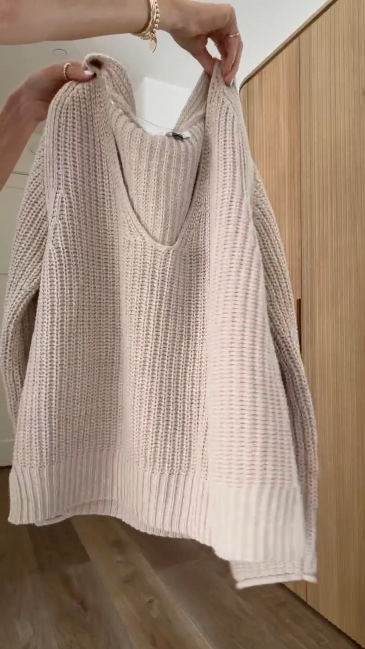 Neutrals lover dream! I absolutely love this knit sweater. I’m just shy of 5-7” wearing the size small and XS pants from @Target ! 

#LTKOver40 #LTKgrwm #LTKootd