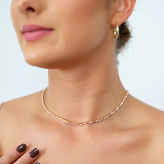 Princess Tennis Necklaces | The Sis Kiss