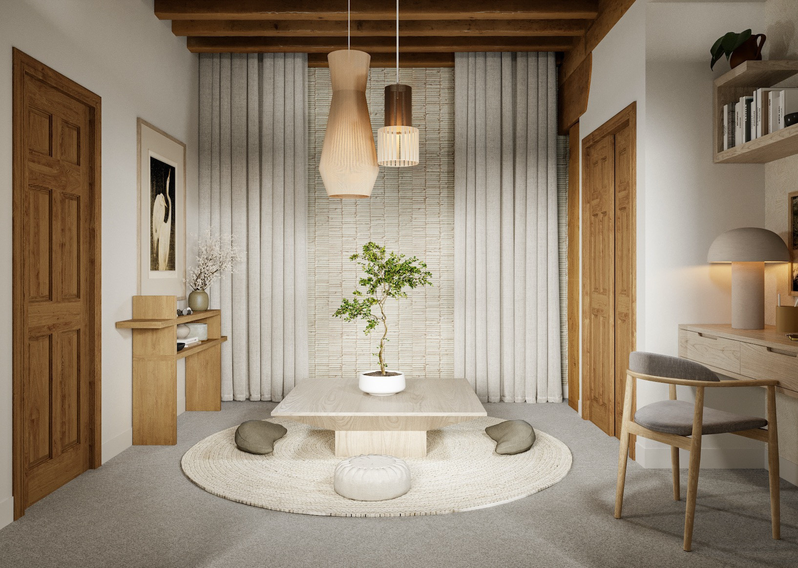 The Japanese Inspired Flex Room.

This was one of my favourite projects to date 🙌🏻
 
The client wanted to create a guest bedroom but at the same time a room that could connect directly with the living room as it is partially open to that space. 

See the pieces below that made this room so special! 

Also- swipe left to this profound TRANSFORMATION ✨ 

Interior Design @curate_ca 

#LTKhome