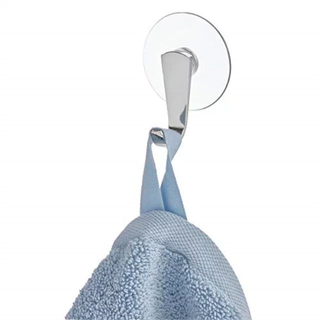 idesign gia stainless bathroom suction hook for loofa -chrome finish | Walmart (US)