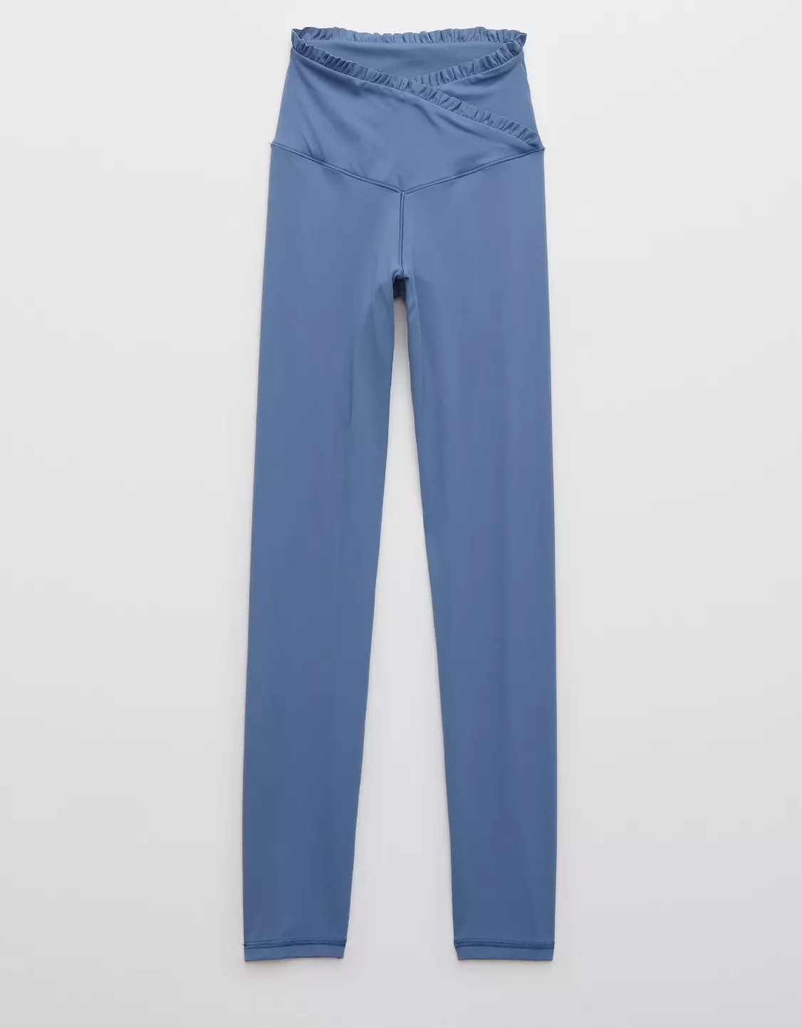 OFFLINE By Aerie Real Me Xtra High Waisted Crossover Ruffle Legging | American Eagle Outfitters (US & CA)