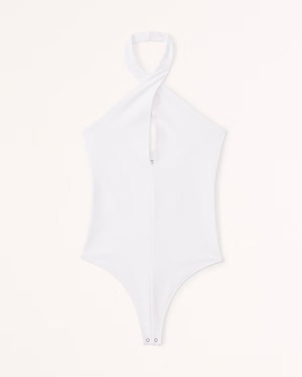 Women's Double-Layered Seamless Fabric Halter Cutout Bodysuit | Women's Tops | Abercrombie.com | Abercrombie & Fitch (US)
