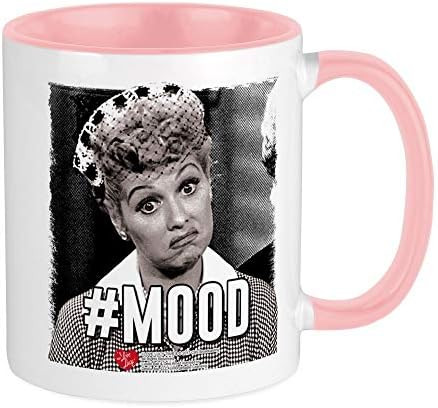 CafePress I Love Lucy Mug 11oz Coffee Mug - Microwave and Dishwasher Safe - I Love Lucy #Mood, Wh... | Amazon (US)