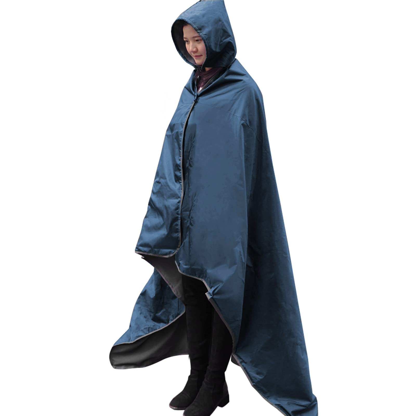 DUKUSEEK Large Waterproof Stadium Blanket for Cold Weather, Soft Warm Fleece Camping Blanket Wind... | Amazon (US)