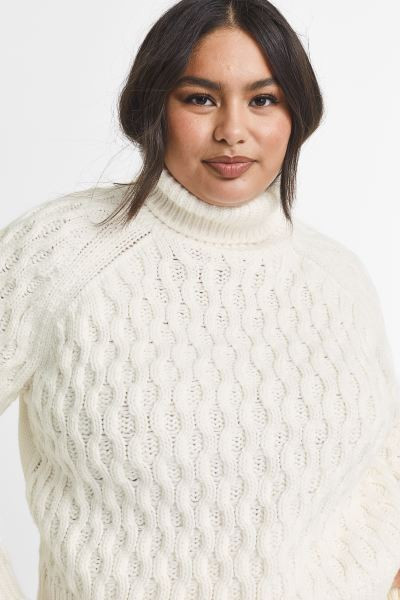 Cable-knit Turtleneck Sweater | H&M (US + CA)