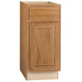 Hampton Bay Hampton Assembled 15x34.5x24 in. Base Kitchen Cabinet with Ball-Bearing Drawer Glides... | The Home Depot
