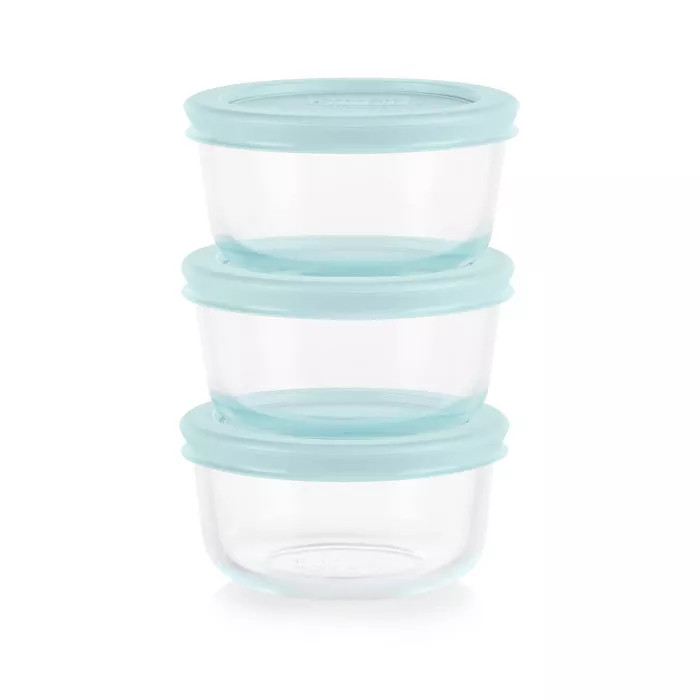 Pyrex 6pc 1 Cup Round Glass Food Storage Value Pack | Target