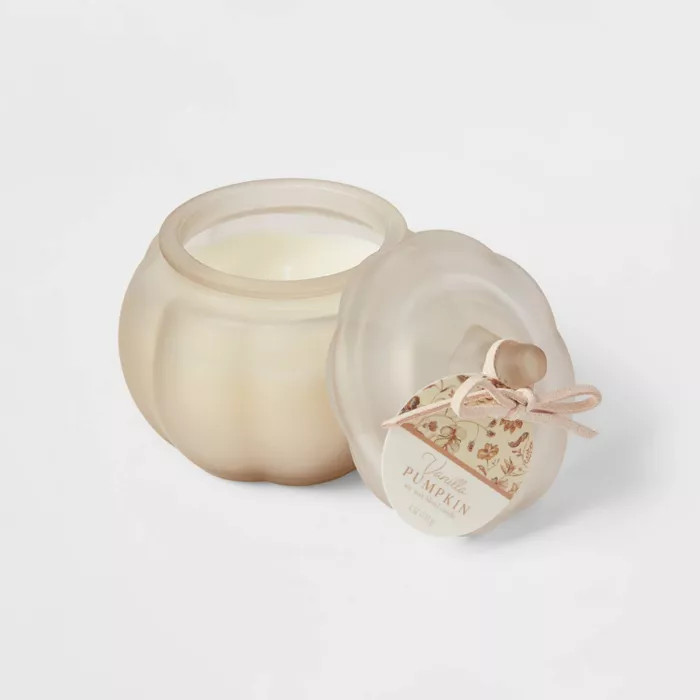 Mini Pumpkin Vanilla Pumpkin Stucco Candle - Threshold™ | Target