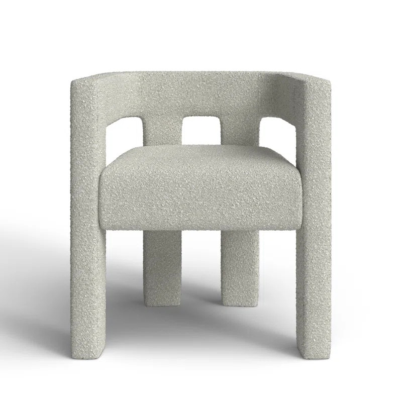 Marcella Boucle Dining Armchair | Wayfair North America