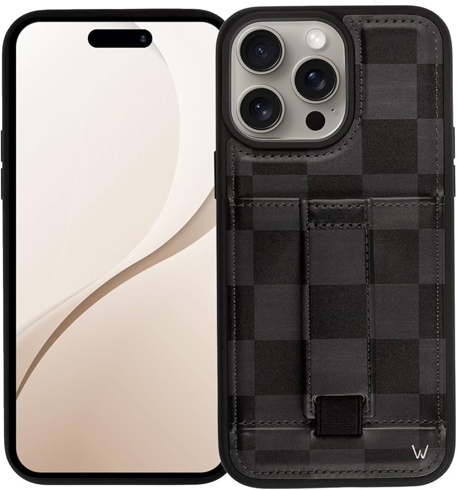 WALLI CASES for iPhone 15 Pro Max Case - Phone Case with Card Holder, Kickstand & Finger Strap - ... | Amazon (US)