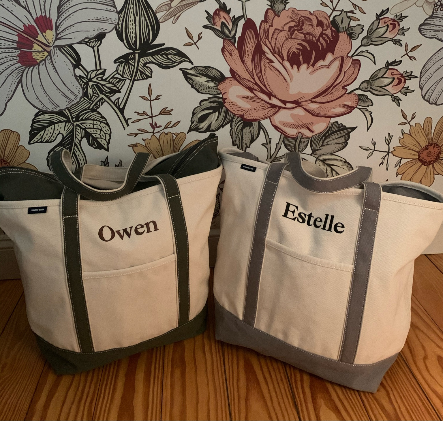 Lachinita Personalized Canvas Tote Bags Drawstring Bags Polyester