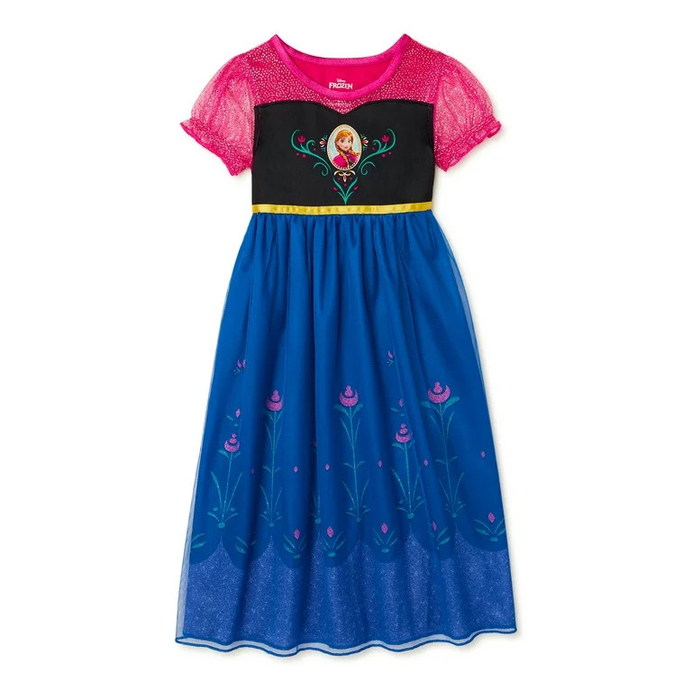Disney Frozen Toddler Girls Anna Gown, Sizes 2T-5T - Walmart.com | Walmart (US)