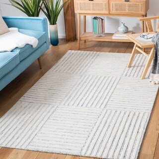 SAFAVIEH Handmade Metro Djamilya Stripe Wool Rug - Bed Bath & Beyond - 34288897 | Bed Bath & Beyond