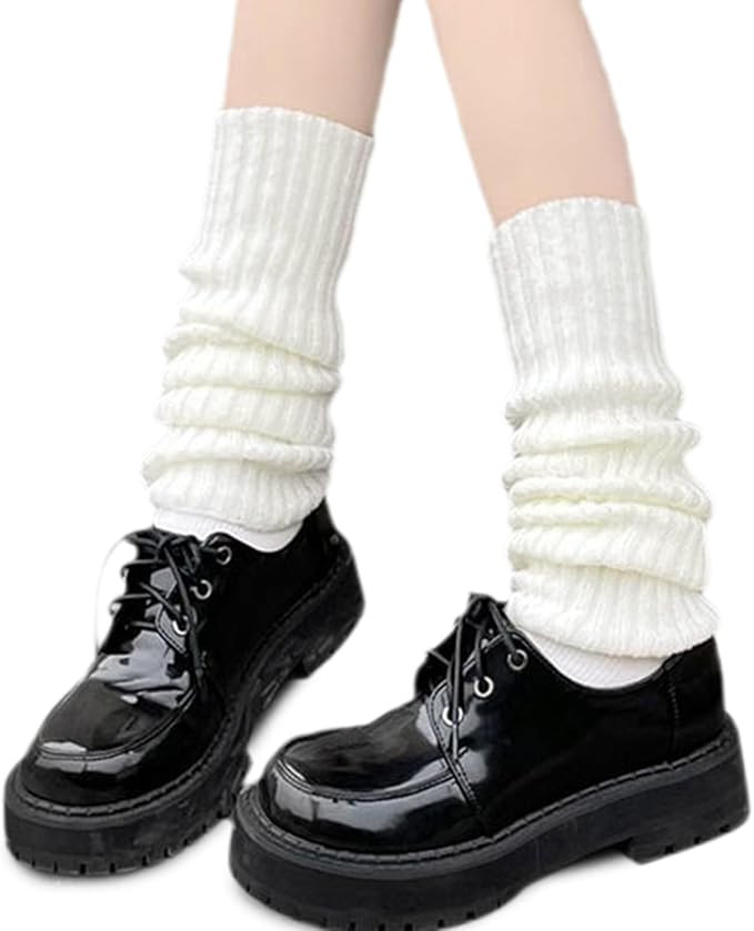 American Trends Leg Warmers Y2k Kawaii Black White Cute Leg Warmers Y2k Goth accessories for Wome... | Amazon (US)