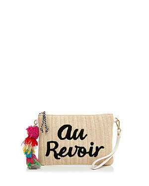Melie Bianco Au Revoir St. Tropez Straw Clutch | Bloomingdale's (US)