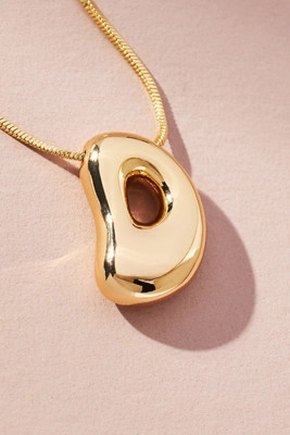 Bubble Letter Monogram Necklace | Anthropologie (US)
