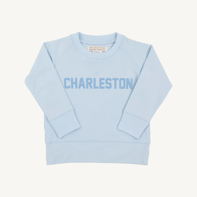 Sir Proper City Hopper Sweatshirt - Buckhead Blue with Barrington Blue | The Beaufort Bonnet Company