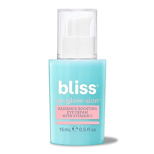 Bliss Ex-glow-sion Eye Cream | Facial-Brightening Eye Cream with Vitamin C | Moisturizing | Vegan... | Amazon (US)