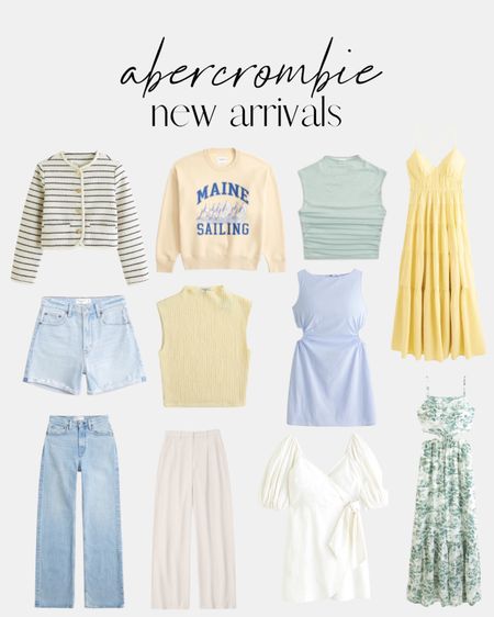 Abercrombie new arrivals 🙌🏻🙌🏻

Summer dresses, cardigan, graphic sweatshirt, jeans, shorts, ruched tops

#LTKSeasonal #LTKstyletip #LTKfindsunder100