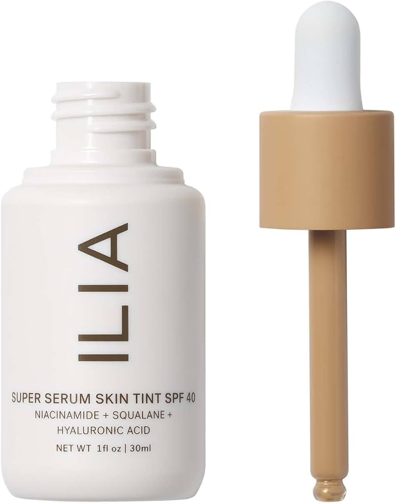 ILIA - Super Serum Skin Tint SPF 40 | Lightweight Foundation With Mineral SPF | Hydrate, Smooth, ... | Amazon (US)