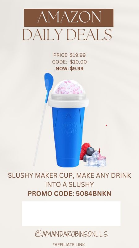 Amazon Daily Deals
Slushy maker cup 

#LTKKids #LTKSaleAlert