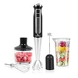 SOLTRONICS Immersion Hand Blender, 5-in-1, 8-Speed 500 Watts Stick Blender with 860ml Food Grinder,  | Amazon (US)