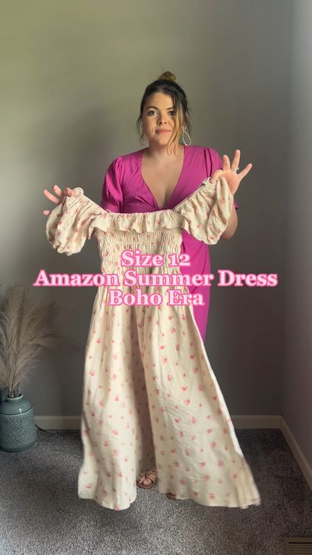 Amazon summer dress but make it boho 💕🫶🏼
Which shoes do you prefer it with, wedges or flats?

Last day of the amazon dress series and this cutie lil dress was the perfect cherry on top! It fits so well, the fabric was amazing, and they have a few different colors and patterns. 

Grab this for yourself by visiting my ltk storefront, stories or the dresses list on my amz storefront 🫶🏼 you can also comment “details” and I’ll send you the info as soon as I can 🫶🏼

#midsize #midsizestyle #midsizefashion #size12 #size12style #summerdress #summeroutfit #summervibes #bohodress BOGO dress, summer dress, midi dress, brunch dress, baby shower dress, bridal shower dress, floral dress, size 12 outfit ideas, midsize mom outfit ideas. 

#LTKunder50 #LTKstyletip #LTKcurves
