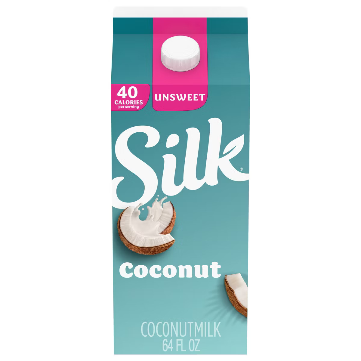 Silk Unsweet Coconut Milk - 0.5gal | Target