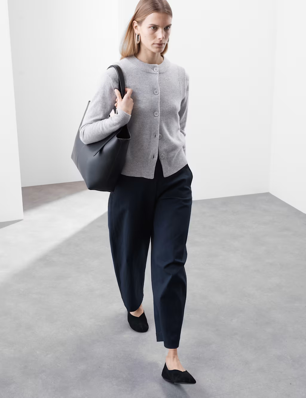 Pure Cashmere Button Through Knitted Vest | Marks & Spencer (UK)