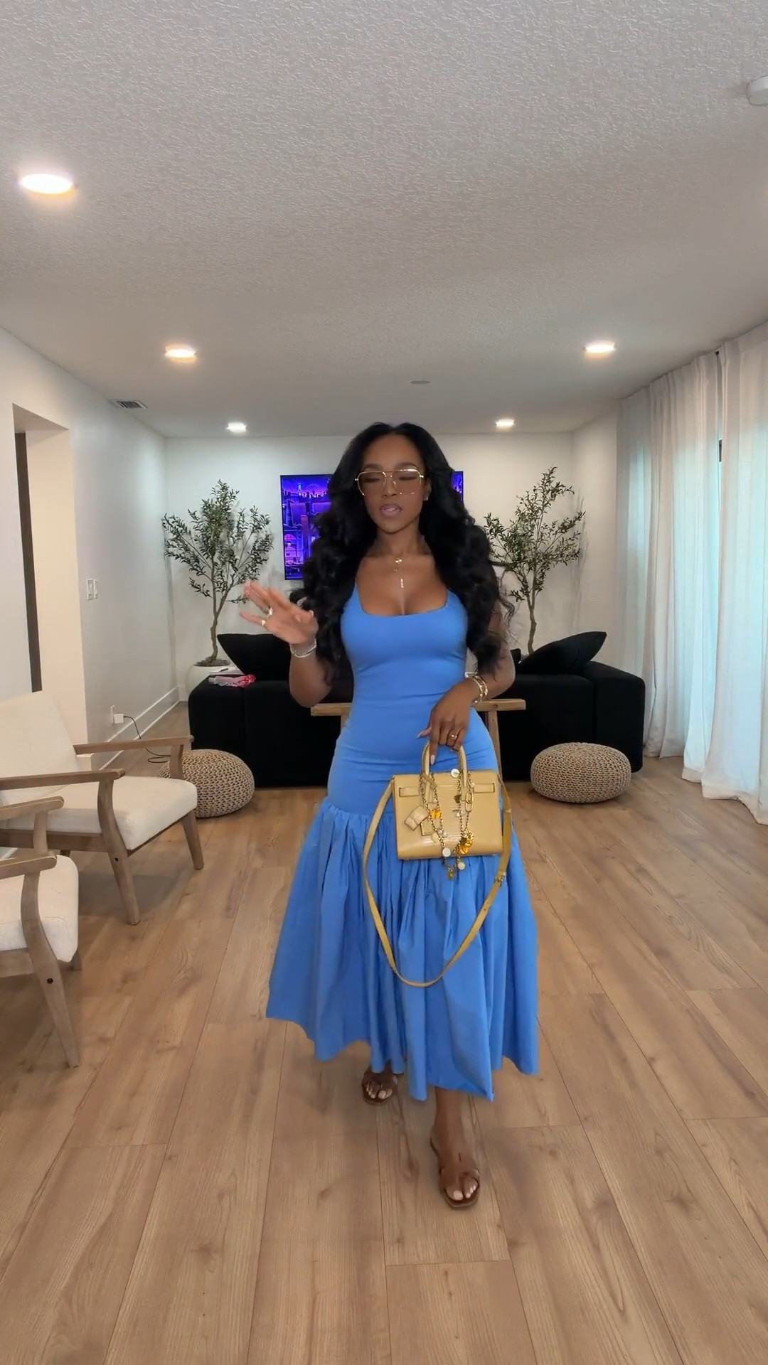 Hi babes ✨ Scroll to shop this viral dress that just restocked in black.

Such a flattering fit with the prettiest flowy silhouette—this is one of those dresses that always looks elevated with minimal effort.

Perfect for vacation dinners, weddings, brunch, or summer events.

📏 Measurements: 5’4”, 140 lbs, 34D bust, 27” waist, 40” hips

#LTKootd #LTKSeasonal #LTKgrwm