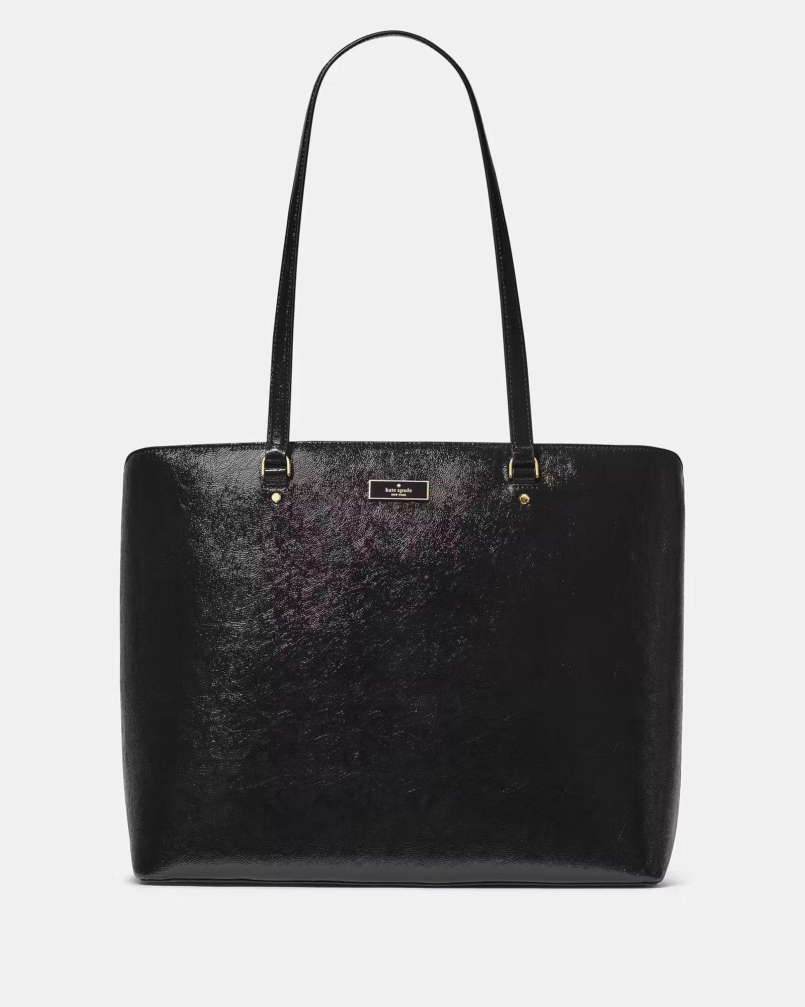 Bridget Crinkle Patent Large Tote | Kate Spade Outlet