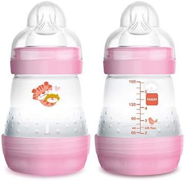 MAM Easy Start Anti-Colic Bottle 5 oz (2-Count), Baby Essentials, Slow Flow Bottles with Silicone... | Amazon (US)