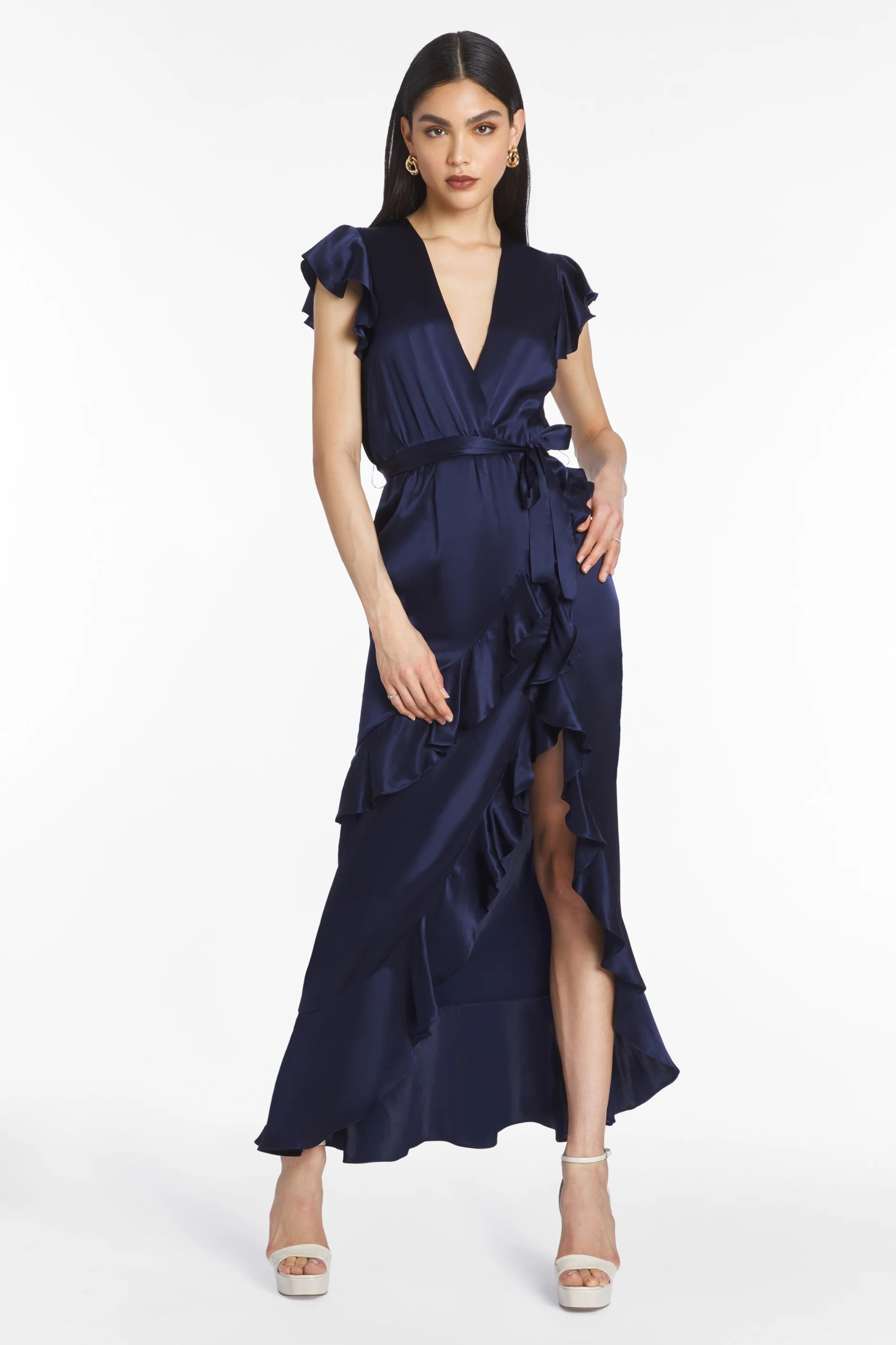 Johanna Silk Maxi Dress | Amanda Uprichard