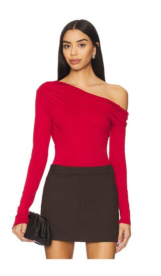AFRM Bria Top in Red. - size XS | Revolve Clothing (Global)