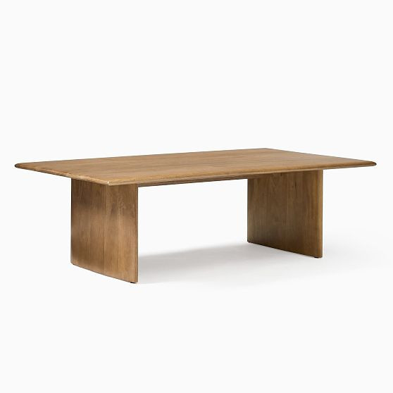Anton 53 inch coffee table, burnt wax