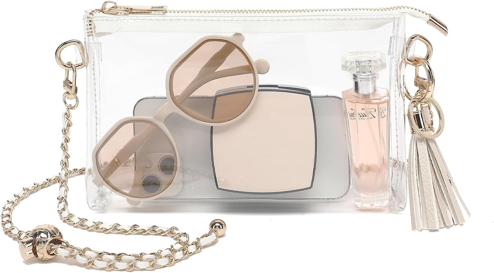 YGR Womens Clear Purse Stadium Approved PVC Small Crossbody Bag for Concert, Sport Events Prom Pa... | Amazon (US)